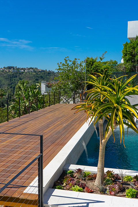 Hillside Deck Building